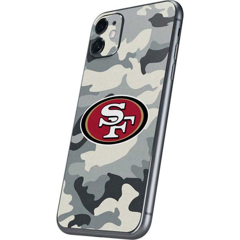 NFL San Francisco 49ers Camo iPhone 11 Skin