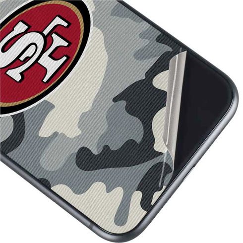 NFL San Francisco 49ers Camo iPhone 11 Skin