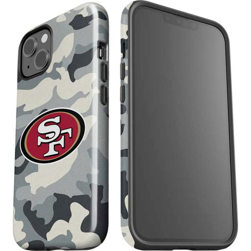 NFL San Francisco 49ers Camo iPhone 15 Impact Case