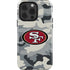 NFL San Francisco 49ers Camo iPhone 15 Pro Impact Case