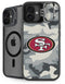 NFL San Francisco 49ers Camo iPhone 16 Kickstand Case