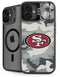 NFL San Francisco 49ers Camo iPhone 16 Plus Kickstand Case