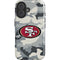 NFL San Francisco 49ers Camo iPhone 16 Plus Magsafe Impact Case