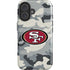 NFL San Francisco 49ers Camo iPhone 16 Plus Magsafe Impact Case