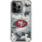 NFL San Francisco 49ers Camo iPhone 16 Pro Clear Case