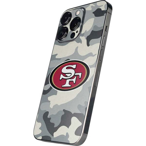NFL San Francisco 49ers Camo iPhone 16 Pro Max Skin