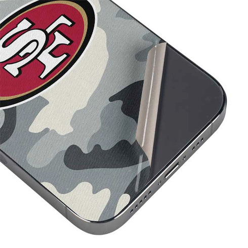 NFL San Francisco 49ers Camo iPhone 16 Pro Max Skin