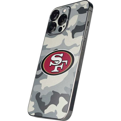 NFL San Francisco 49ers Camo iPhone 16 Pro Skin