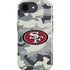 NFL San Francisco 49ers Camo iPhone 16e Impact Case