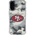 NFL San Francisco 49ers Camo iPhone 17 Clear Case