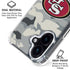 NFL San Francisco 49ers Camo iPhone 17 Clear Case