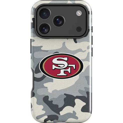 NFL San Francisco 49ers Camo iPhone 18 Pro Max Impact Case