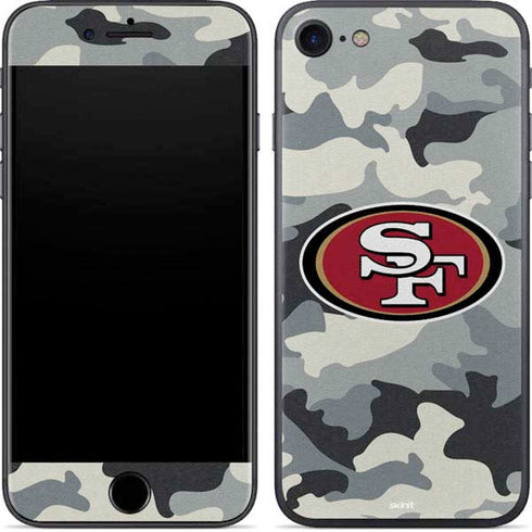 NFL San Francisco 49ers Camo iPhone 8 Skin