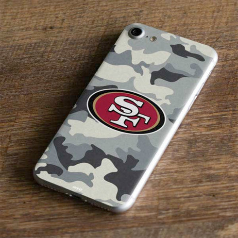 NFL San Francisco 49ers Camo iPhone 8 Skin