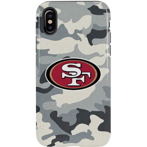 NFL San Francisco 49ers Camo iPhone X Pro Case
