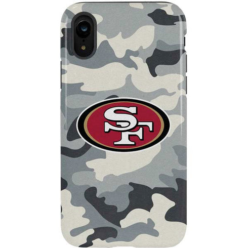 NFL San Francisco 49ers Camo iPhone XR Pro Case