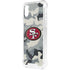 NFL San Francisco 49ers Camo iPhone XS Clear Case