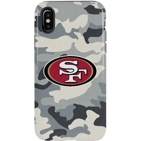NFL San Francisco 49ers Camo iPhone XS Pro Case