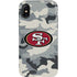 NFL San Francisco 49ers Camo iPhone XS Pro Case