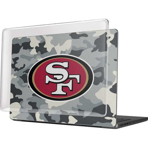 NFL San Francisco 49ers Camo MacBook Pro 14in (2021-24) Case plus Skin