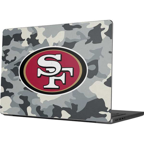 NFL San Francisco 49ers Camo Apple MacBook Pro 14-inch Skin