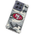 NFL San Francisco 49ers Camo Moto G 5G (2025) Clear Case
