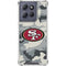 NFL San Francisco 49ers Camo Moto G Play 5G (2025) Clear Case