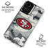 NFL San Francisco 49ers Camo Moto G Power 5G (2024) Clear Case