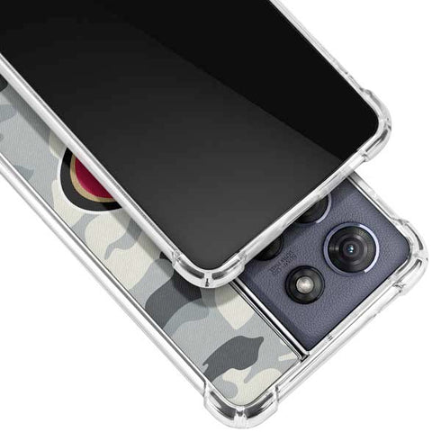 NFL San Francisco 49ers Camo Moto G Power 5G (2025) Clear Case