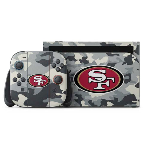 NFL San Francisco 49ers Camo Nintendo Skins