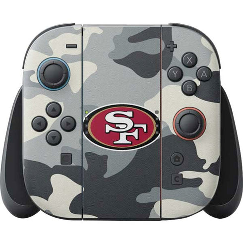NFL San Francisco 49ers Camo Nintendo Skins