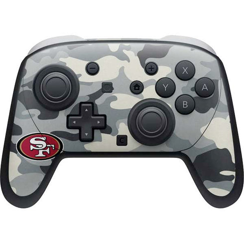 NFL San Francisco 49ers Camo Nintendo Skins
