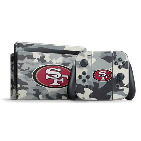 NFL San Francisco 49ers Camo Nintendo Skins