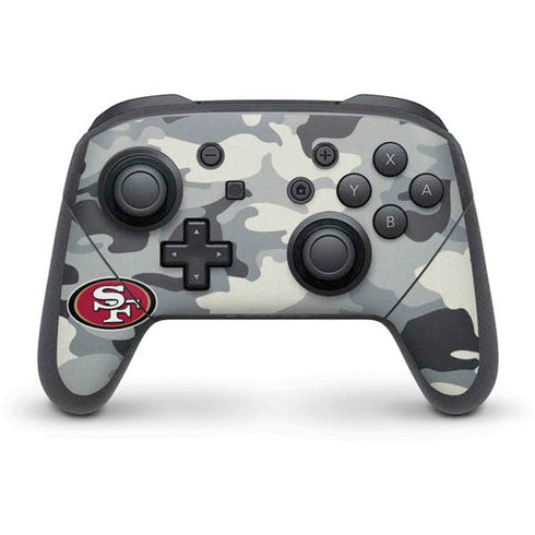 NFL San Francisco 49ers Camo Nintendo Skins