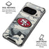 NFL San Francisco 49ers Camo Pixel 9/9 Pro Clear Case