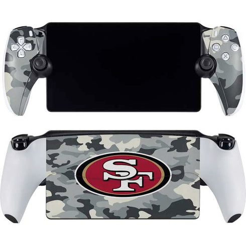 NFL San Francisco 49ers Camo PlayStation PS5 Skins