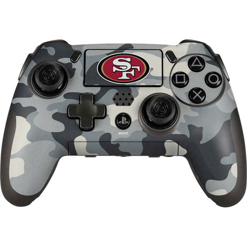 NFL San Francisco 49ers Camo PlayStation Scuf Vantage 2 Controller Skin