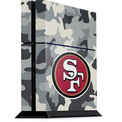 NFL San Francisco 49ers Camo PlayStation PS4 Skins