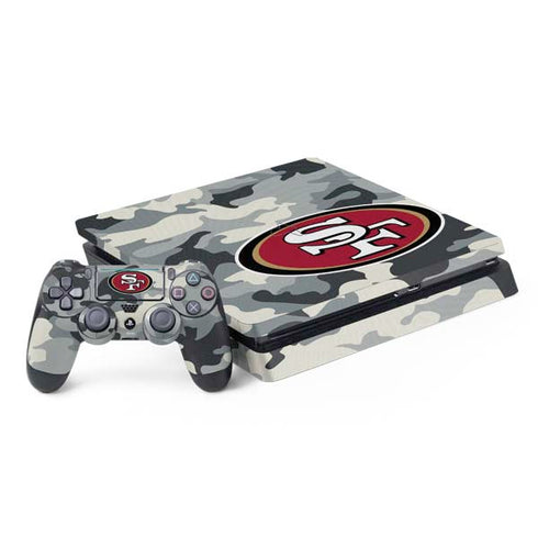 NFL San Francisco 49ers Camo PlayStation PS4 Skins