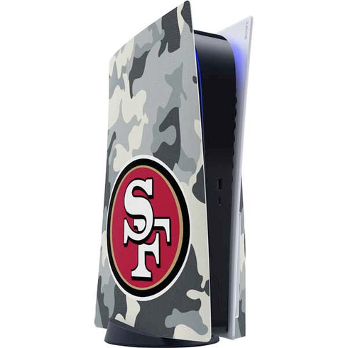 NFL San Francisco 49ers Camo PlayStation PS5 Skins