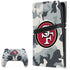 NFL San Francisco 49ers Camo PlayStation PS5 Skins