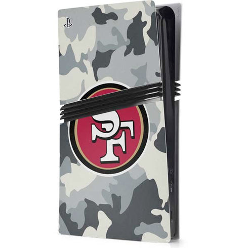 NFL San Francisco 49ers Camo PlayStation PS5 Skins