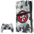 NFL San Francisco 49ers Camo PlayStation PS5 Skins