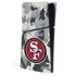 NFL San Francisco 49ers Camo PS5 Slim Digital Edition Console Skin
