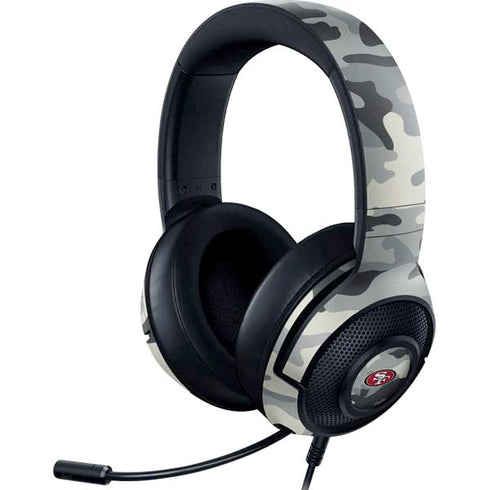 NFL San Francisco 49ers Camo Razer Kraken X Skin