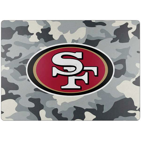 NFL San Francisco 49ers Camo Surface Laptop 7 13.8in Skin