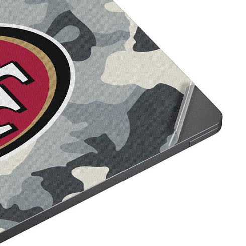 NFL San Francisco 49ers Camo Surface Laptop 7 13.8in Skin