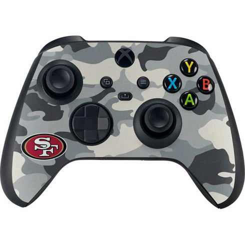 NFL San Francisco 49ers Camo Xbox Series X Bundle Skin