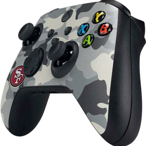 NFL San Francisco 49ers Camo Xbox Series X Controller Skin