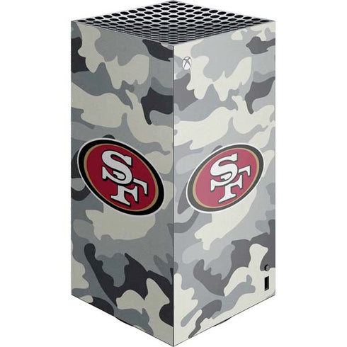 NFL San Francisco 49ers Camo Xbox Series X Skins